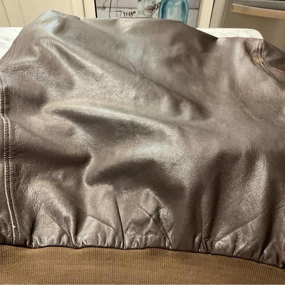 Vintage Cooper Type A2 Brown Goatskin Leather Jacket - Picture 2 of 6